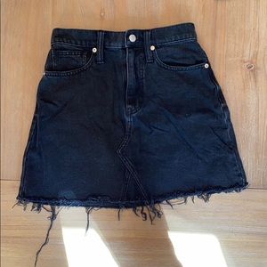 Madewell Black Denim Mini - Size 25